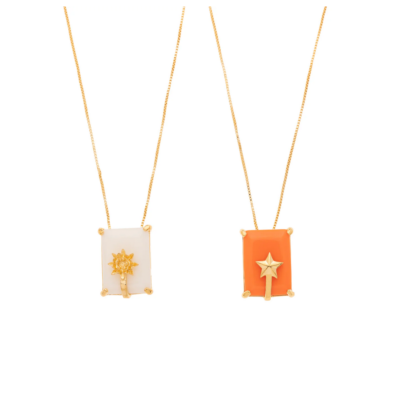 Collier Double Protection Lotus – LES FELICITES | George Genève