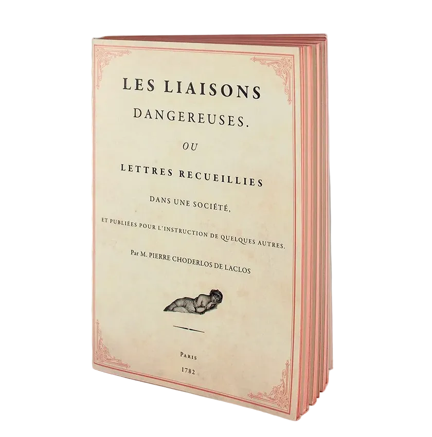 SLOW DESIGN - Carnet Les Liaisons Dangereuses
