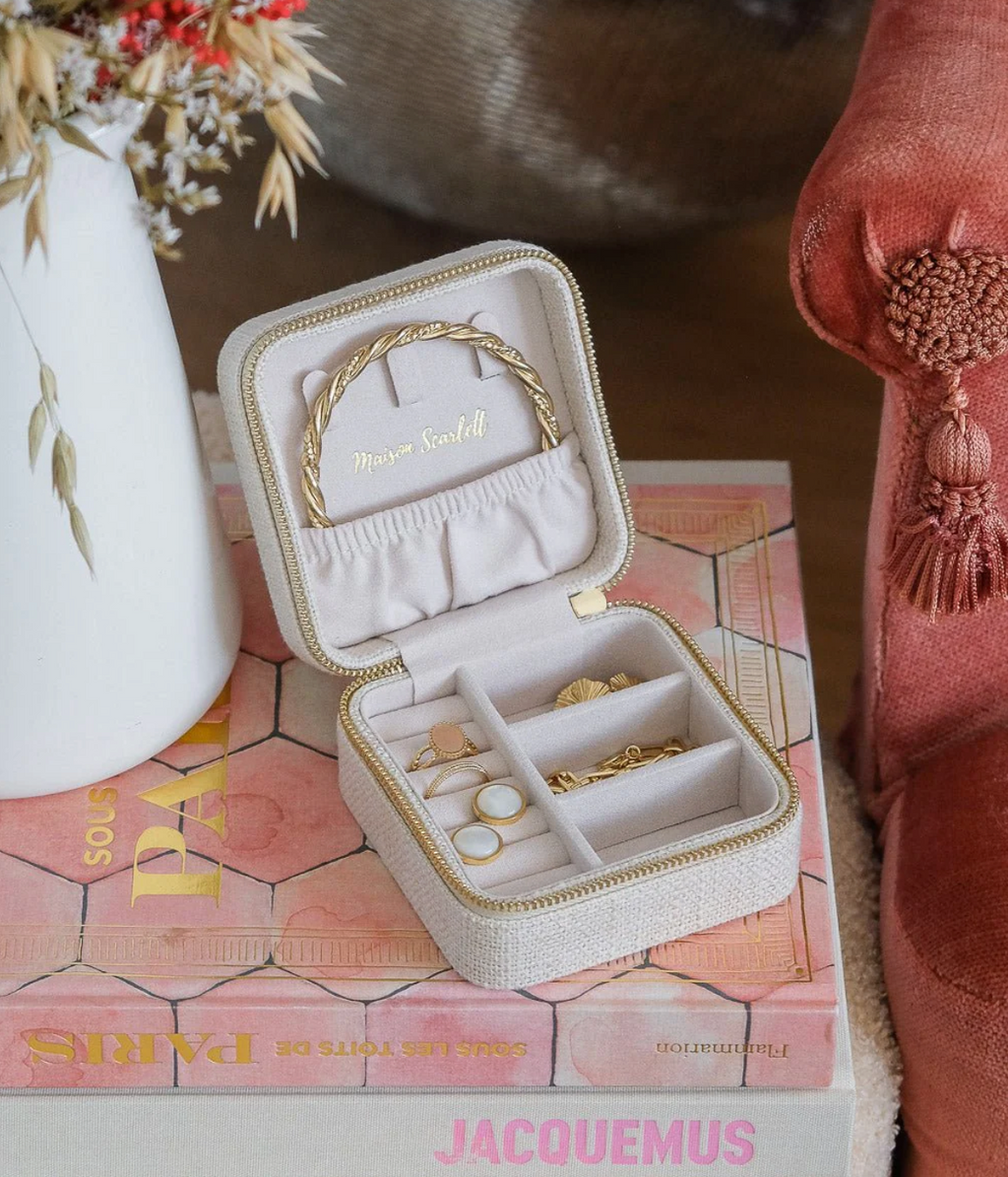 MAISON SCARLETT - Boîte à bijoux Corinne Lin Ecru