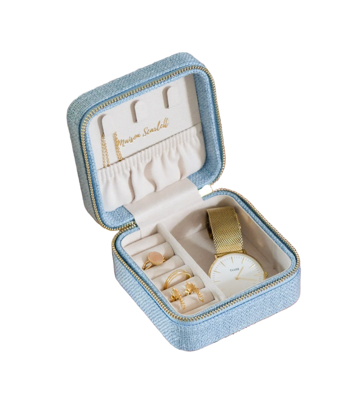 MAISON SCARLETT - Boîte à bijoux Corinne Lin Bleu
