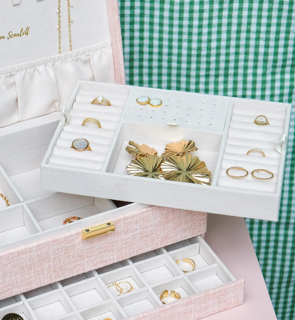 MAISON SCARLETT - Boîte à bijoux Denise Lin Rose
