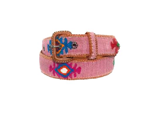 LA MANSA - Ceinture Vieux Rose