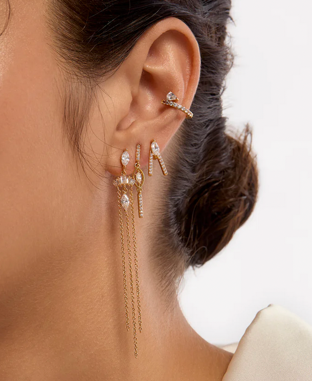Boucles d'oreilles Funk – vue 2 – MYA BAY | George Genève