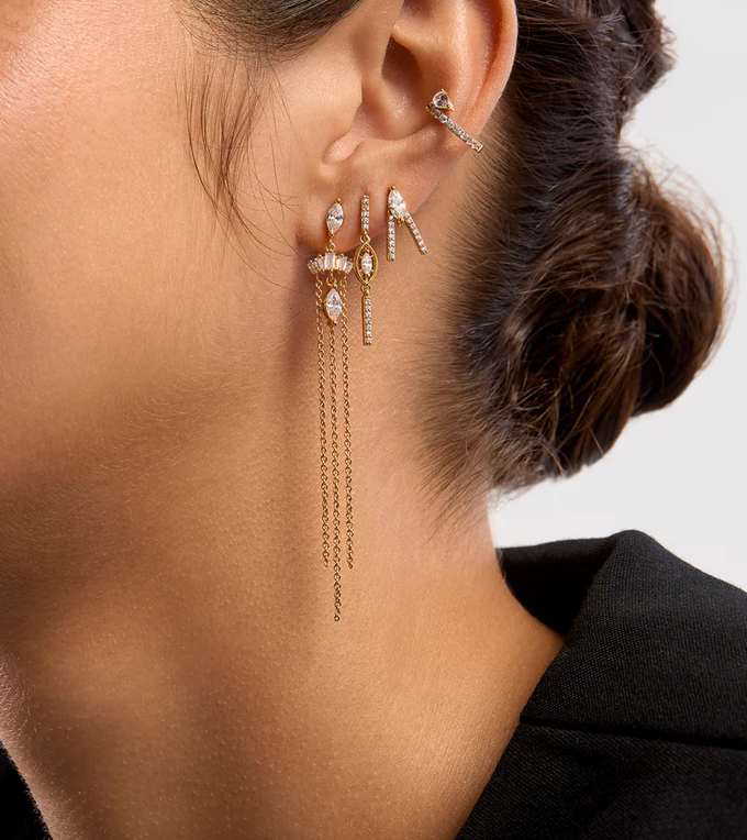 Boucles d'oreilles Soul – vue 2 – MYA BAY | George Genève