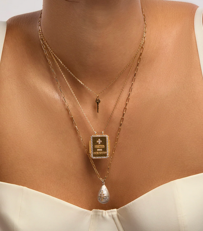 Collier Drop – vue 3 – MYA BAY | George Genève