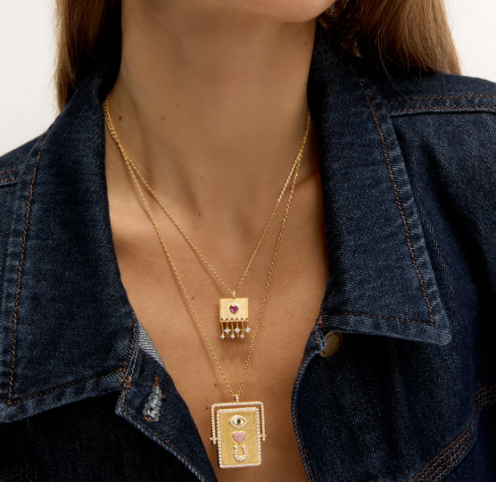 Collier I Love You To The Moon And Back – vue 3 – MYA BAY | George Genève