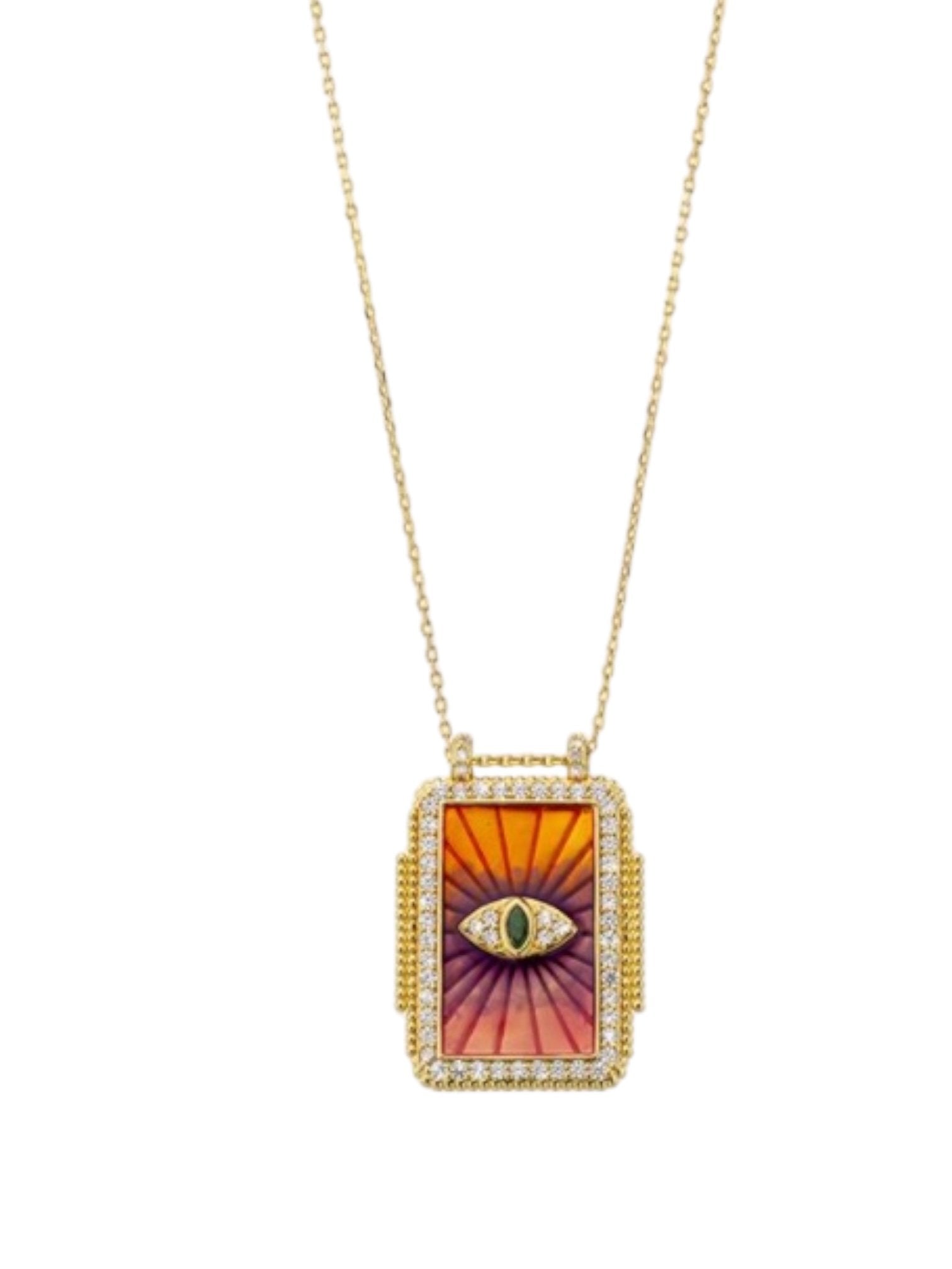 MYA BAY  - Collier Rainbow Eye Boheme