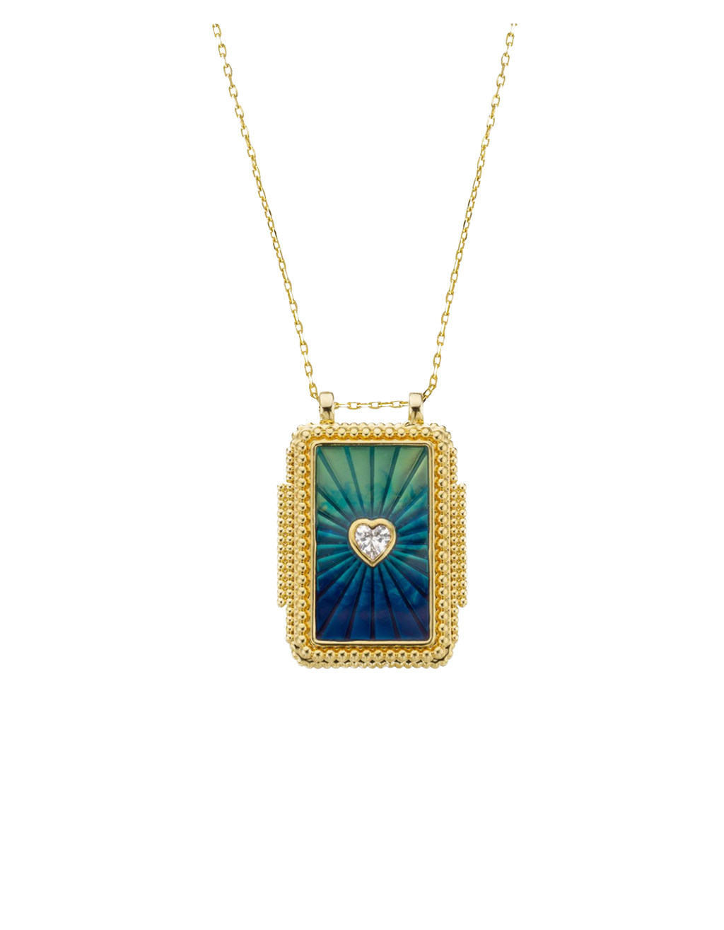 MYA BAY - Collier Blue Rainbow Twice Boheme