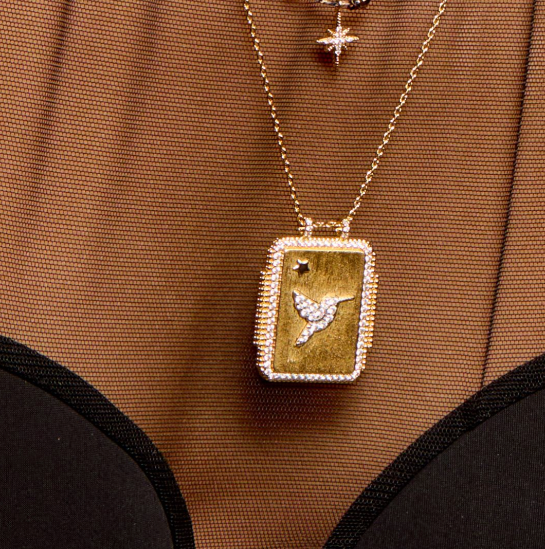 MYA BAY - Collier Colibri Boheme