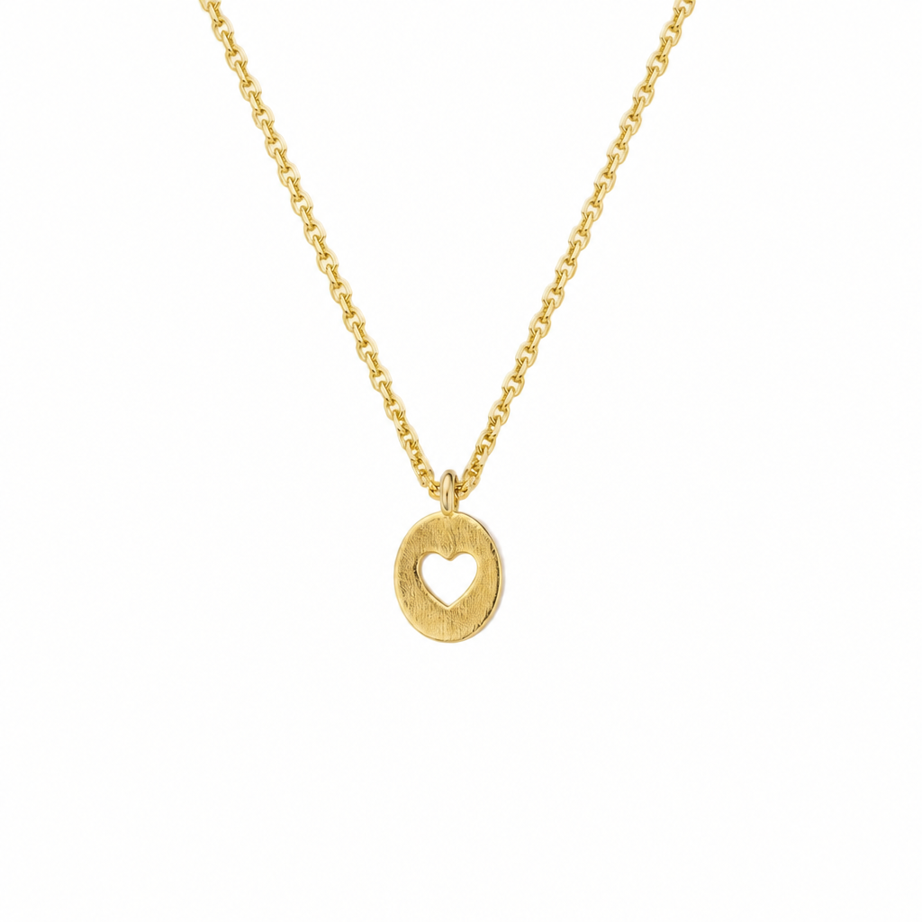 Collier Mya Bay avec pendentif coeur ajoure