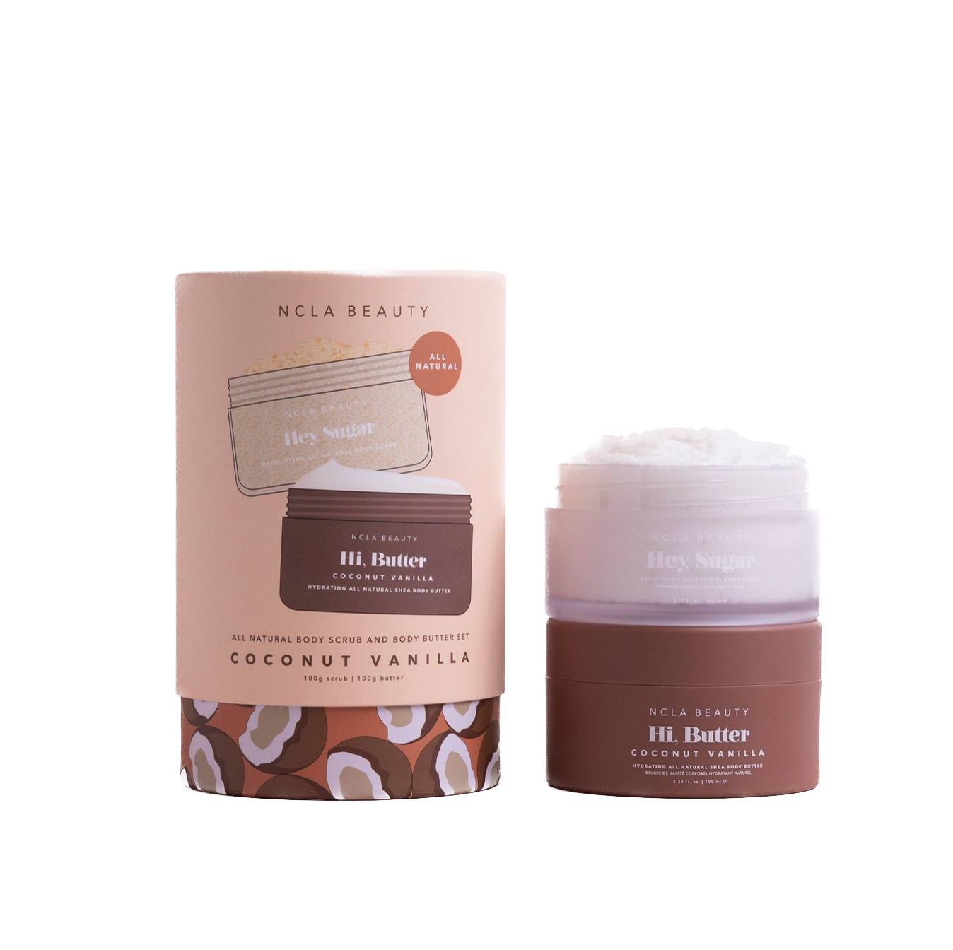 NCLA BEAUTY - Coffret Crème + Gommage Coconut & Vanilla