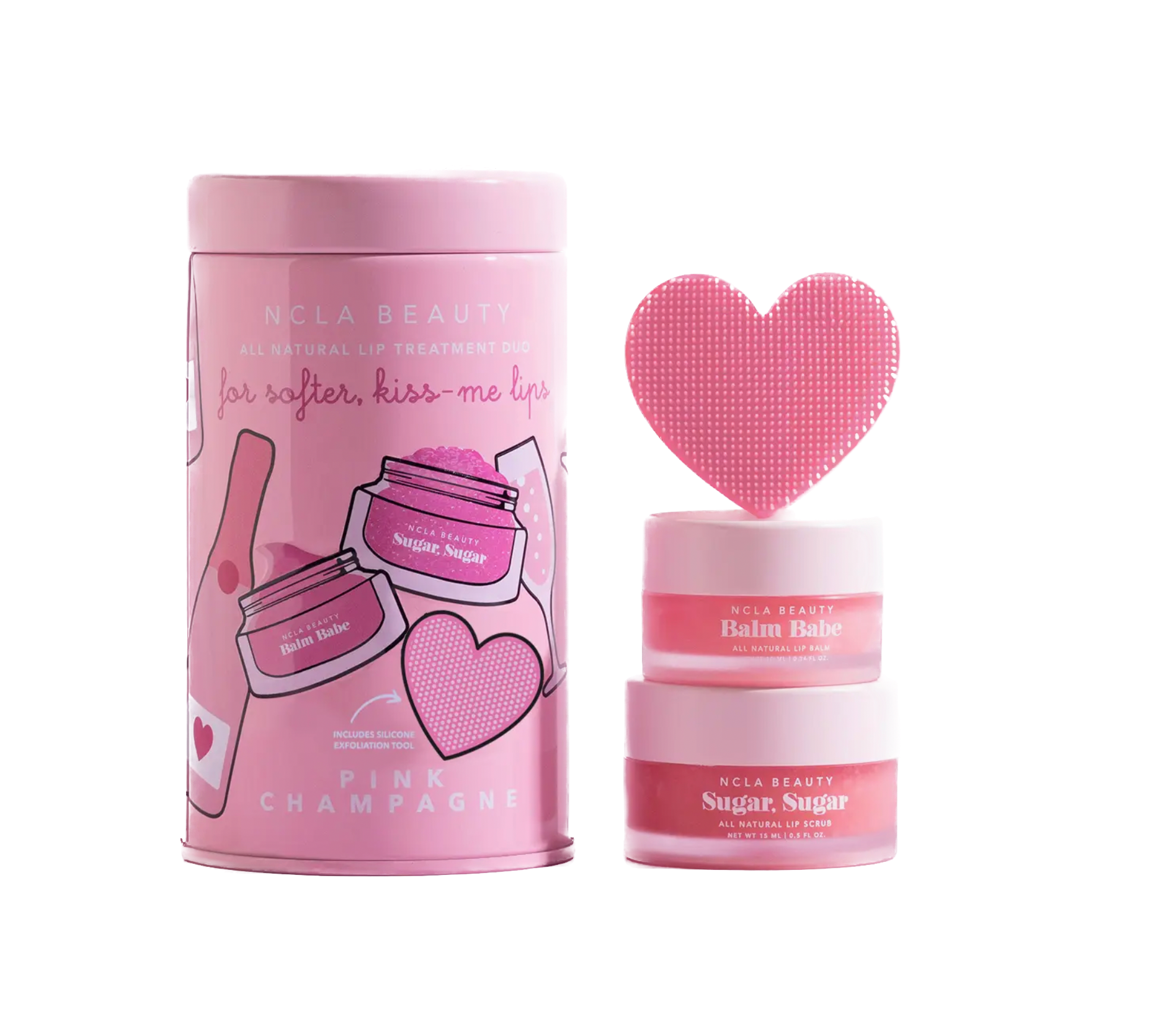 NCLA BEAUTY - Coffret pour les lèvres Pink Champagne
