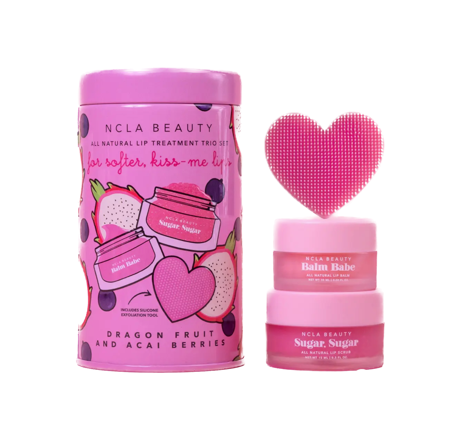 NCLA BEAUTY - Coffret pour les lèvres Fruit du Dragon et Baies d'Açaï