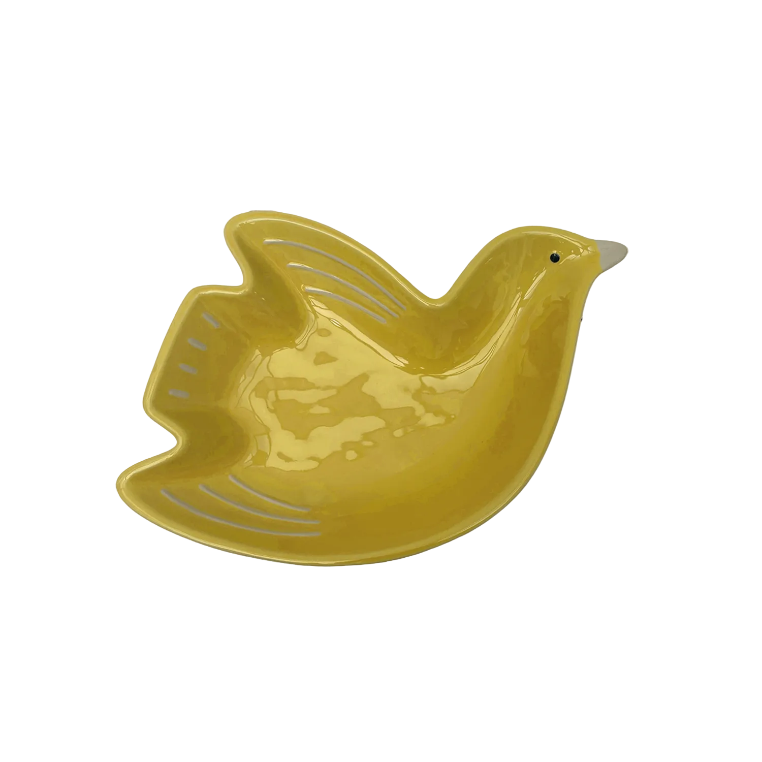 Plat cuicui oiseau jaune mm L21,5 P14,9 H4cm – Opjet Paris | George Genève