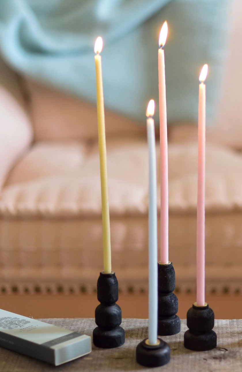 MAISON PECHAVY - Bougeoirs Carbone 3 Tailles