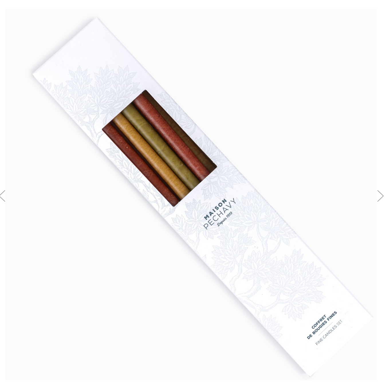 Coffret de 10 Cierges Leaves – vue 3 – MAISON PECHAVY | George Genève