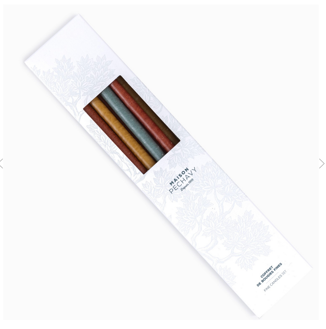 Coffret de 10 Cierges Terracotta – vue 3 – MAISON PECHAVY | George Genève