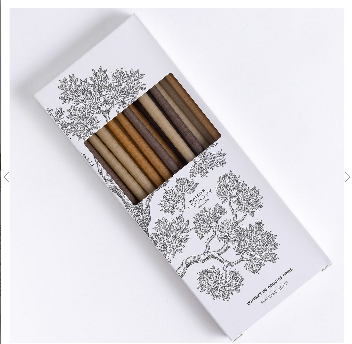 Coffret de 20 Cierges Nude – vue 3 – MAISON PECHAVY | George Genève