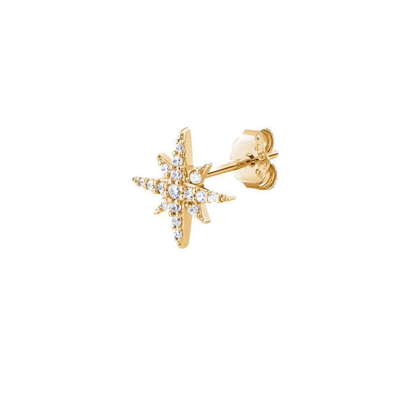 POHESIA - Boucle d'oreille Damas