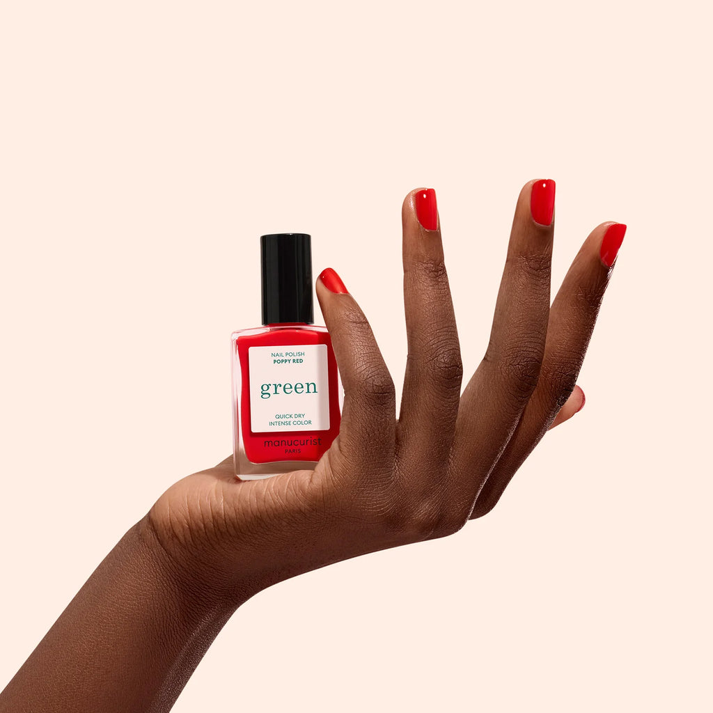 Vernis Green - Poppy Red – vue 2 – MANUCURIST | George Genève