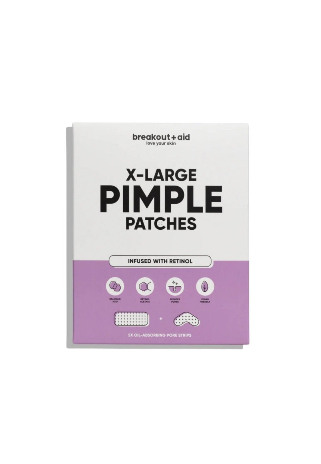 BREAKOUT AID  - Patchs à boutons XL infusés de rétinol et d'acide salicylique.