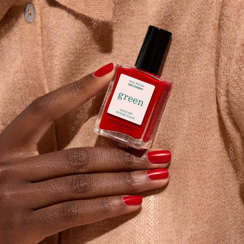 Vernis Green - Red Cherry – vue 2 – MANUCURIST | George Genève