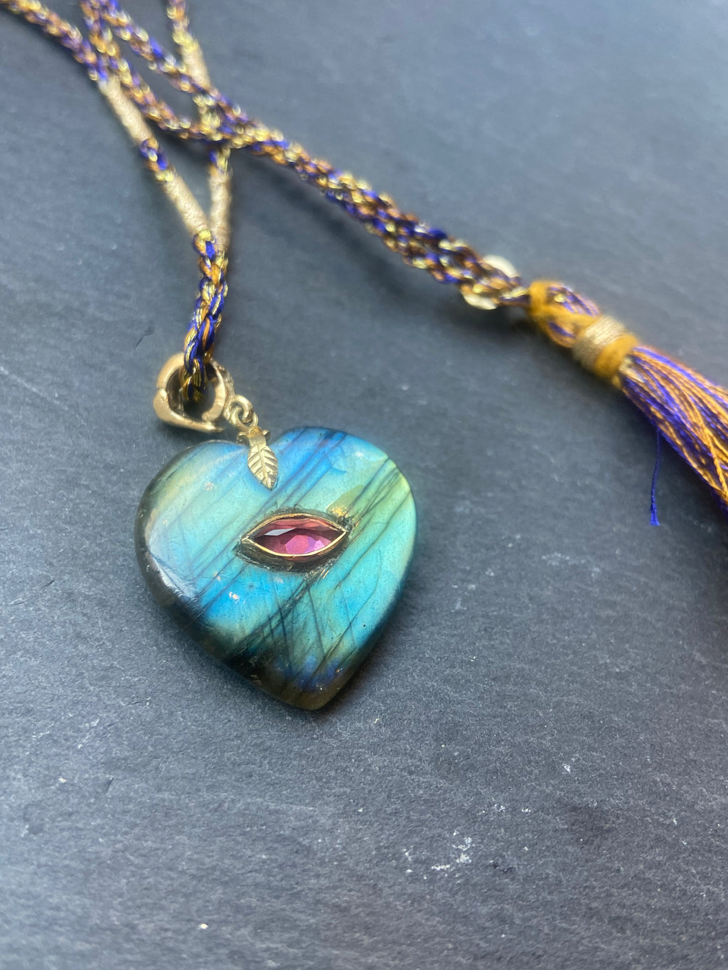 ROOM SERVICE - Collier Charm Valentine Labradorite