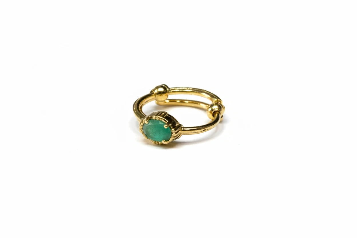 Bague Mini Ovale - Plusieurs Coloris – AU FIL DE LO | George Genève