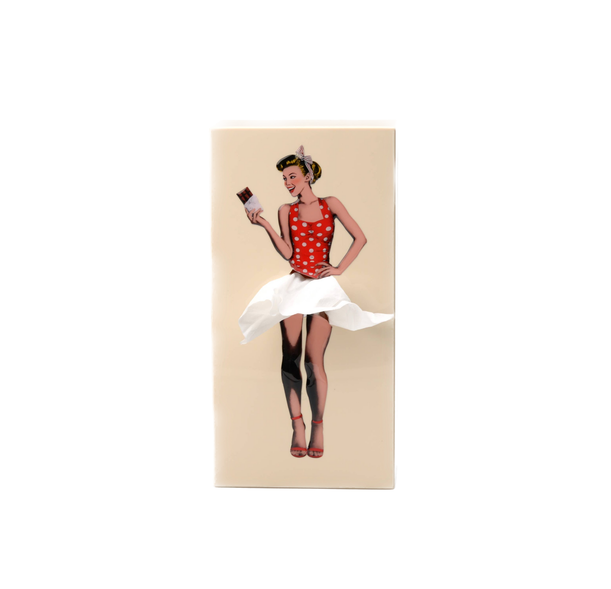 SPEXTRUM - Boîte à mouchoirs Flying Skirt Rose
