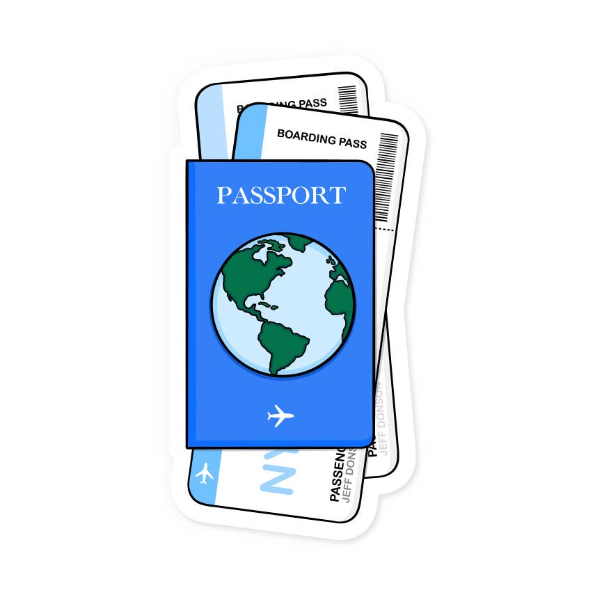 Autocollant - Passeport