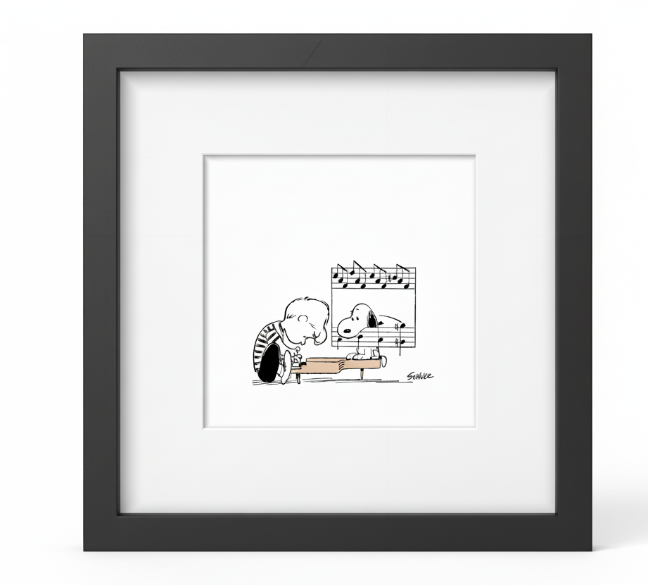 MAGPIE - Tableau Snoopy "Musicien"