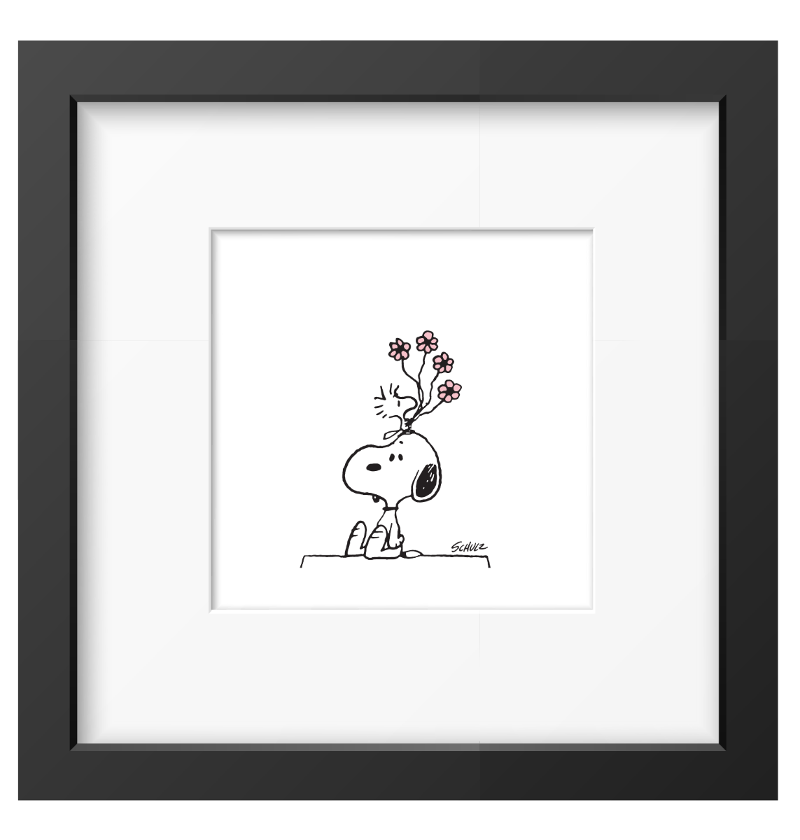 MAGPIE - Tableau Snoopy "Fleurs"