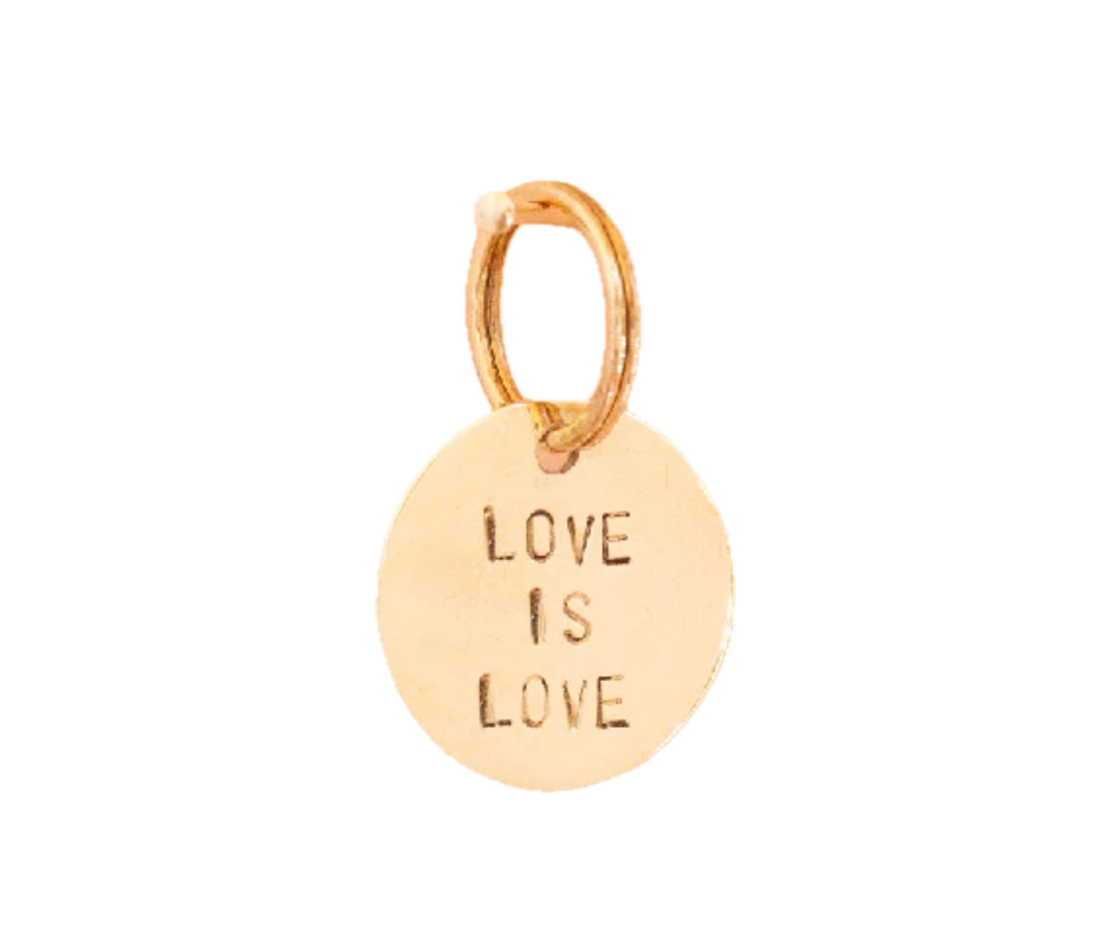 YOOMEE - Porte-clés médaille Love is Love