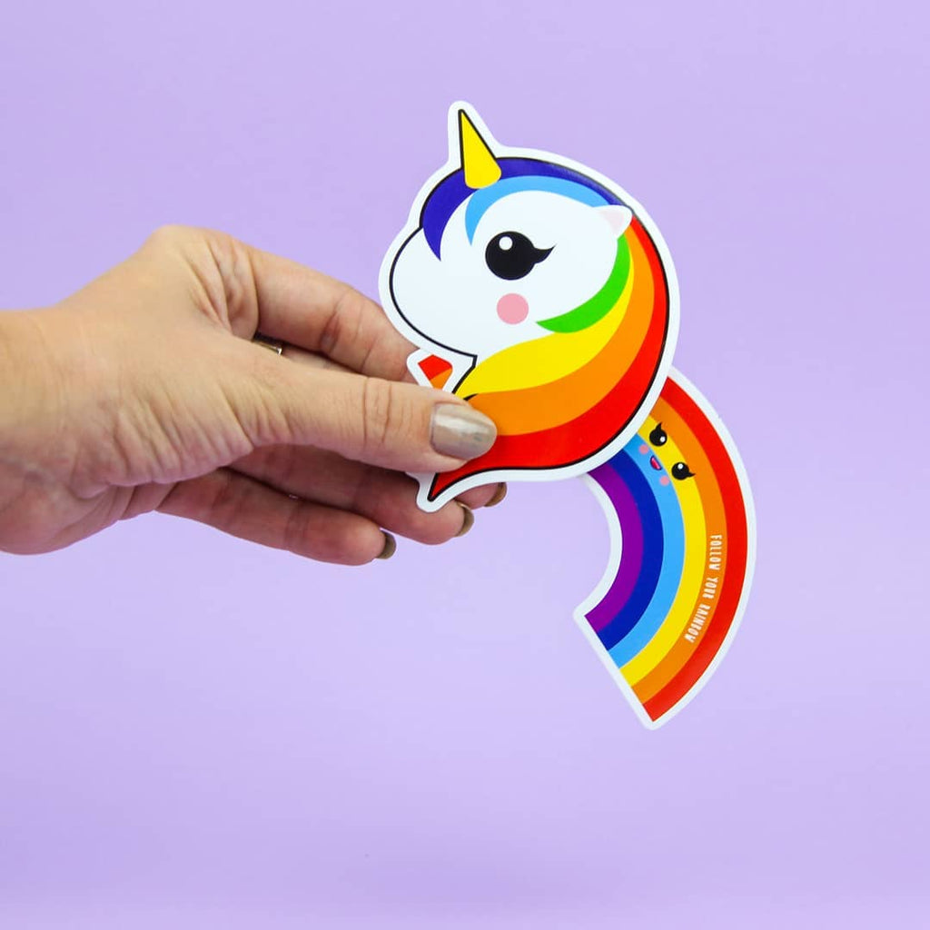 Rainbow – vue 8 – Autocollant géant | George Genève