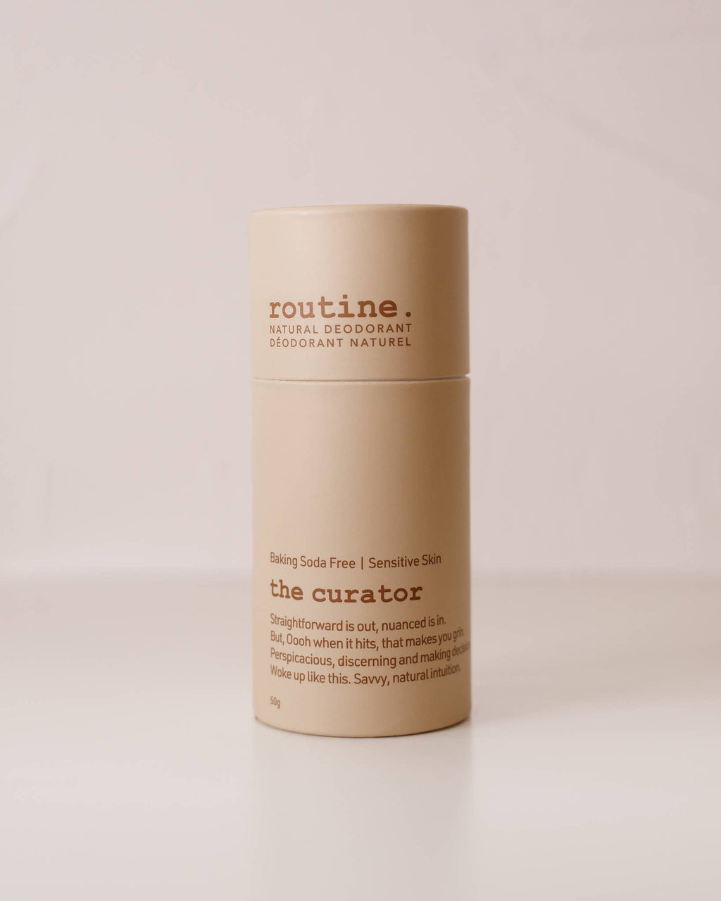 Déodorant stick naturel 50g The Curator – ROUTINE