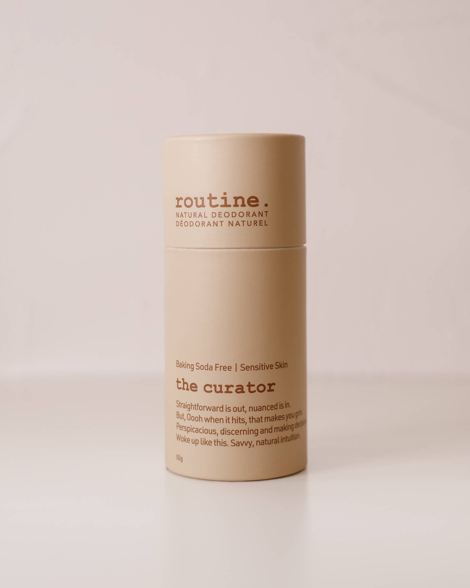 Déodorant stick naturel 50g The Curator – ROUTINE