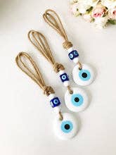 EVILEYE - Oeil en verre blanc