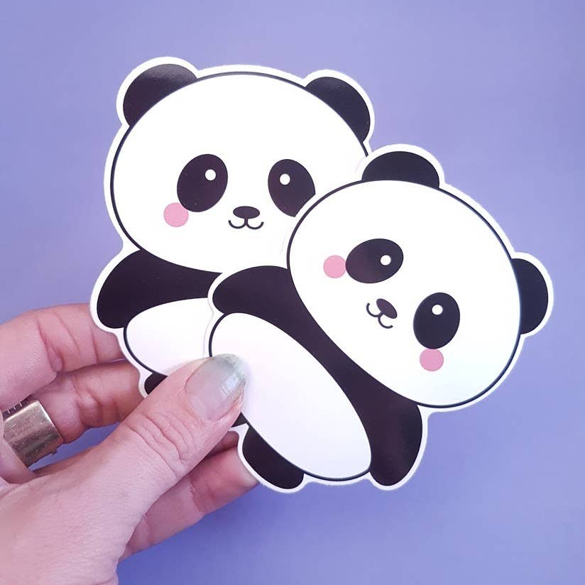 Panda – vue 5 – Autocollant géant | George Genève