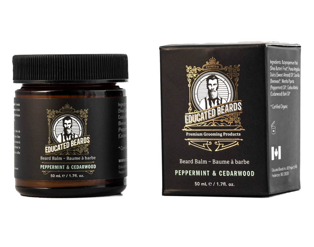 EDUCATED BEARDS - Baume à barbe menthe poivrée et bois de cèdre