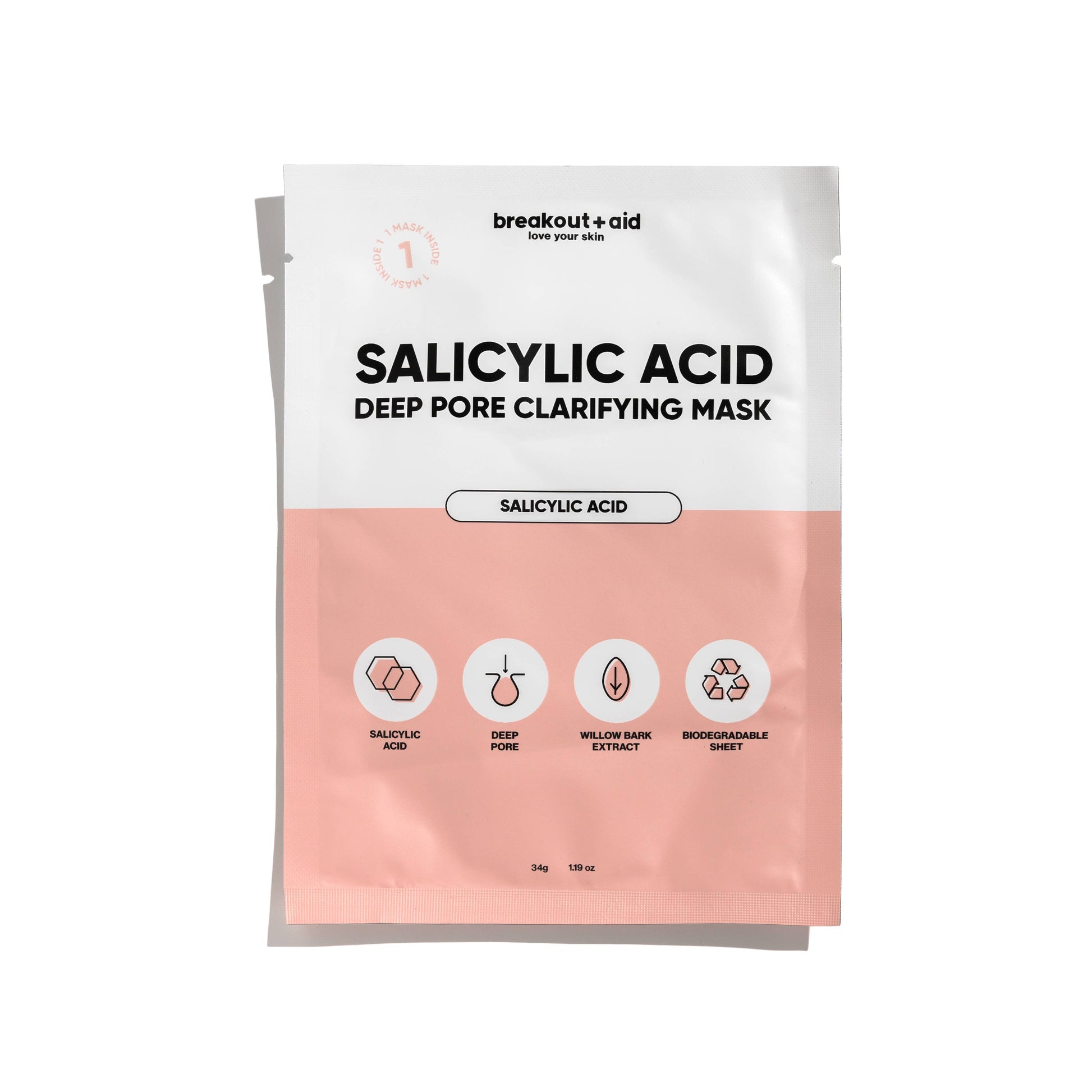 Masque Clarifiant aux Acides Salicyliques – BREAKOUT + AID | George Genève