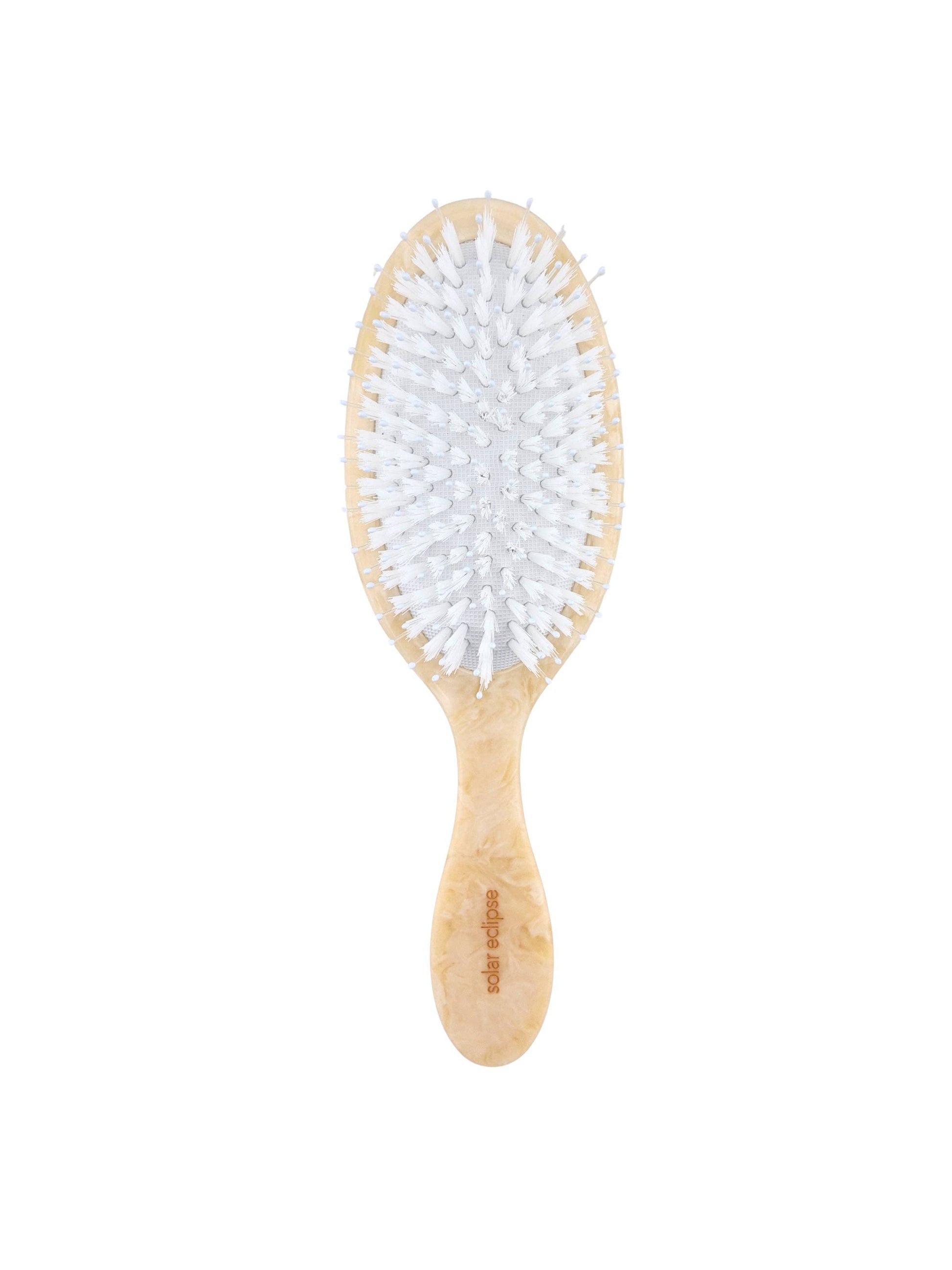 Brosse à cheveux Spring Rose – vue 3 – SOLAR ECLIPSE | George Genève