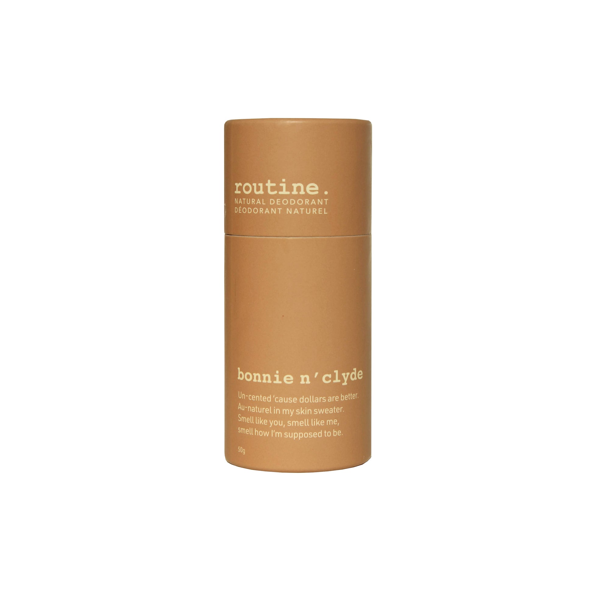 Déodorant stick naturel 50g Bonnie n'Clyde – ROUTINE