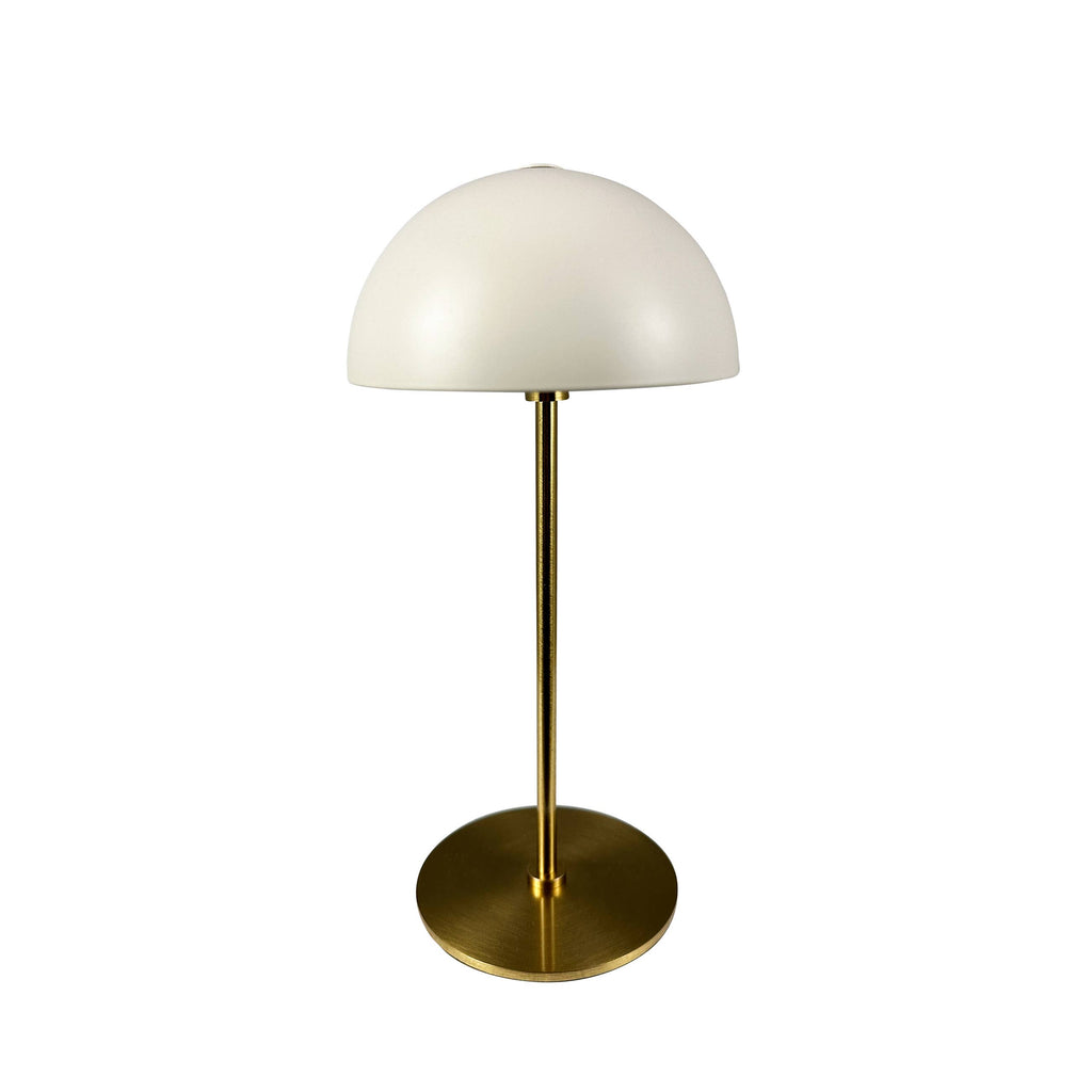 Set de 2 lampes de table ALONG beige/cuivre – vue 4 – Dyberg Larsen | George Genève