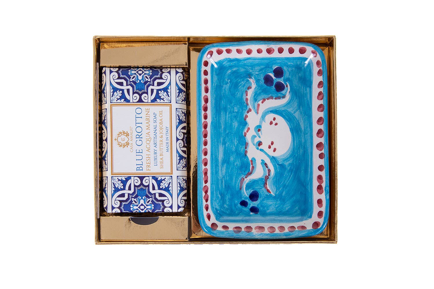CASA AMALFI - Coffret Savon + Porte-Savon