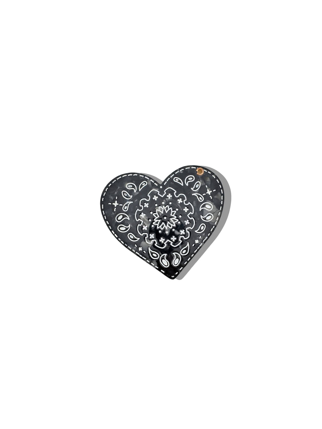 SOLAR ECLIPSE - Compact Mirror Cœur Paisley