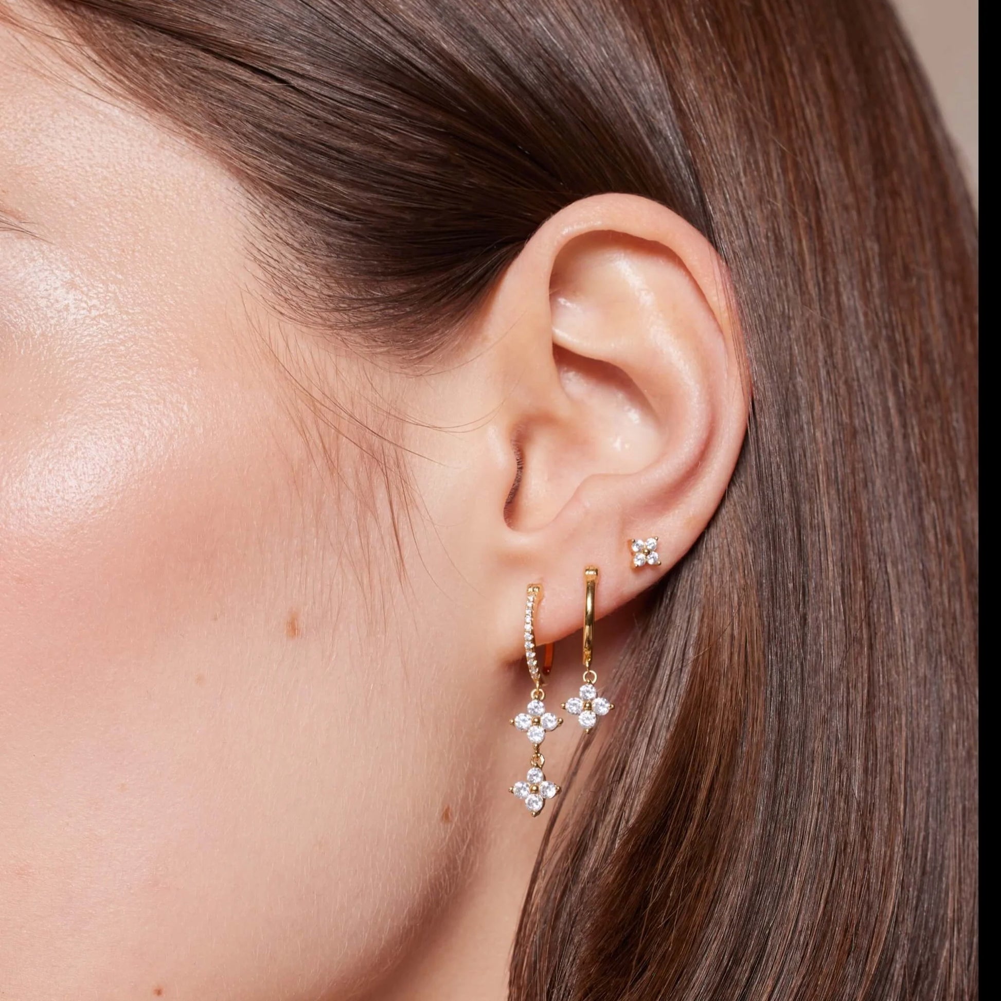 Boucle d'oreille Bangkok – vue 2 – POHESIA | George Genève