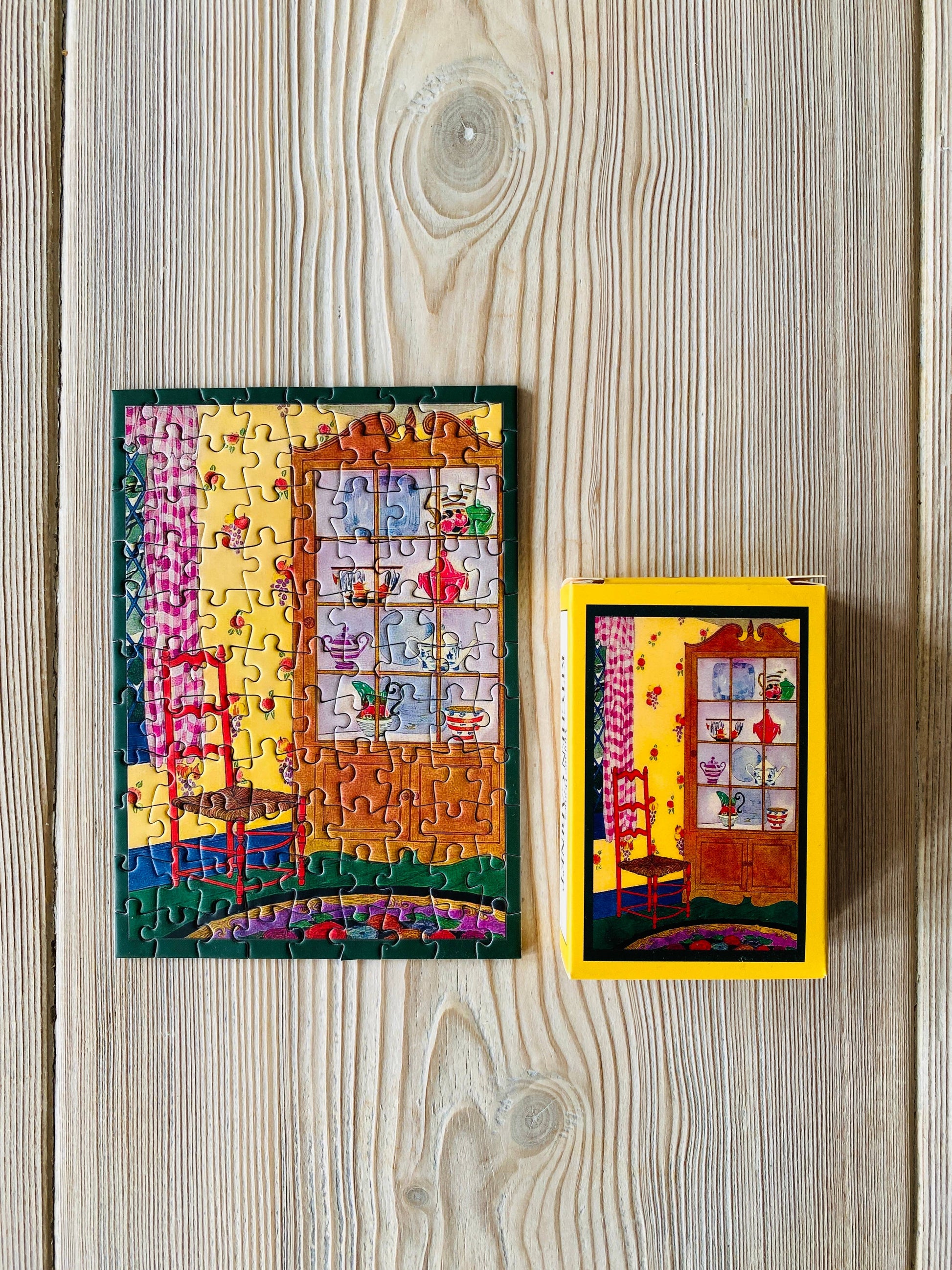 Détail des pièces du mini-puzzle Meuble de Cuisine – PENNY PUZZLE