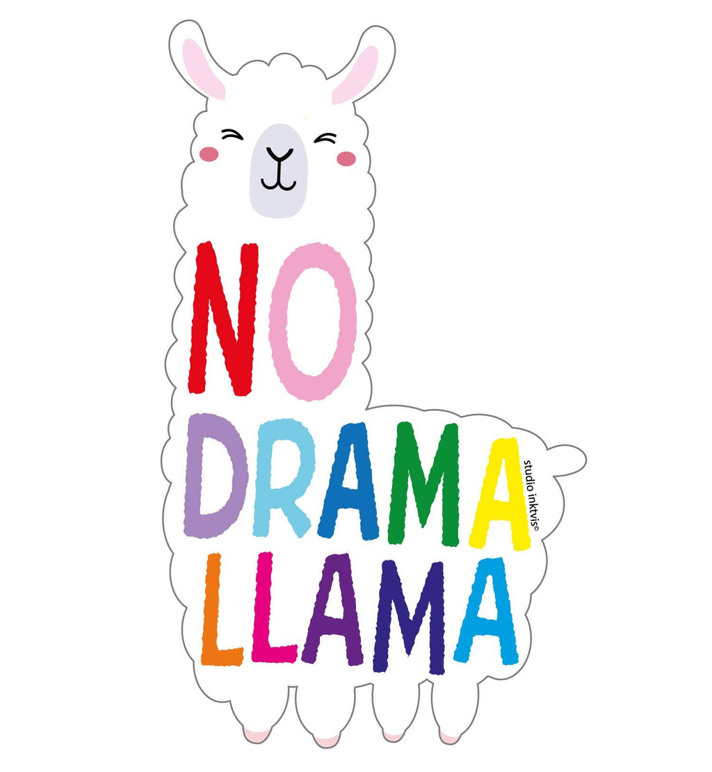 Pas de Drame Lama – vue 5 – Autocollant géeant | George Genève
