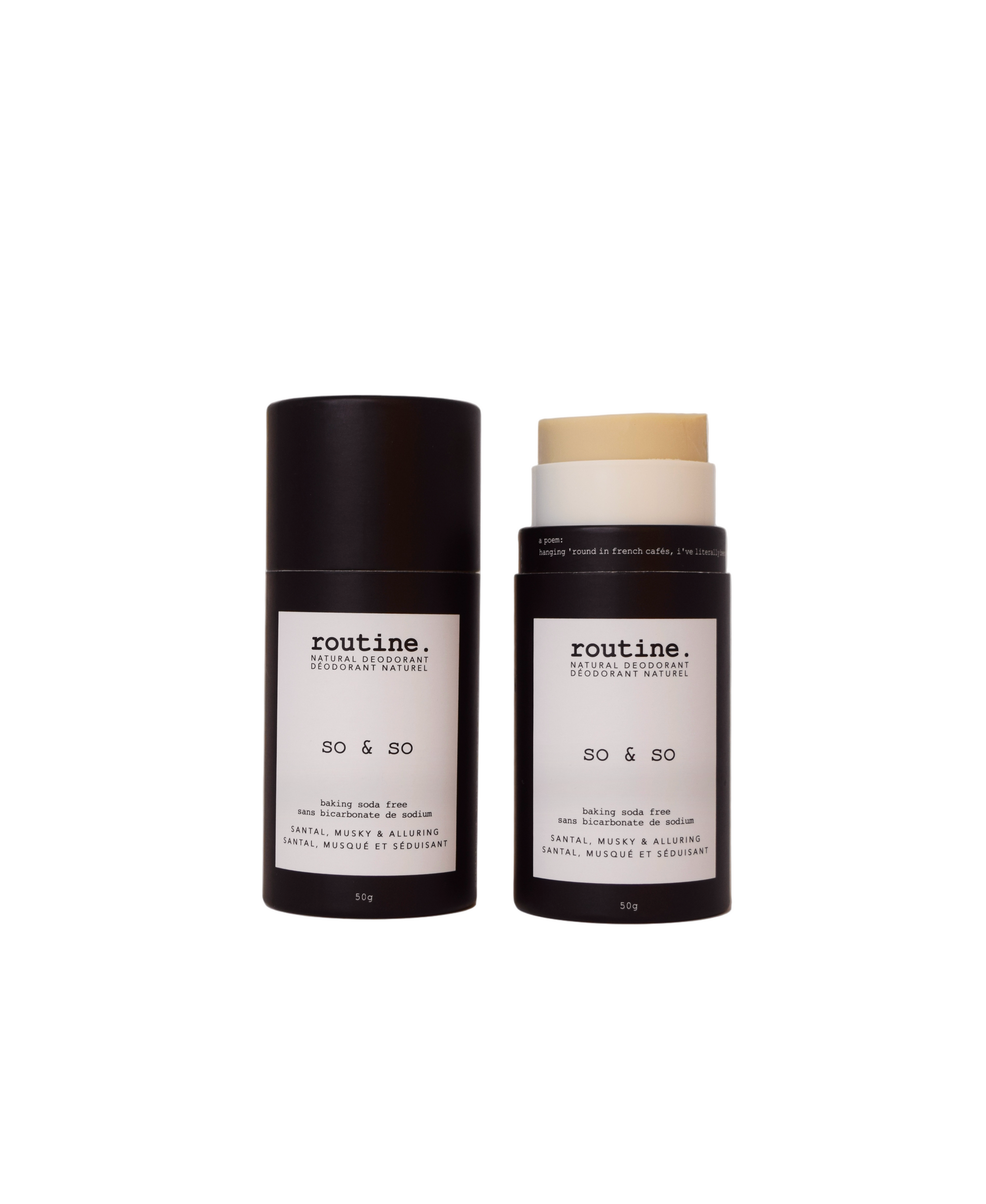 ROUTINE - Déodorant STICK So & So sans Bicarbonate