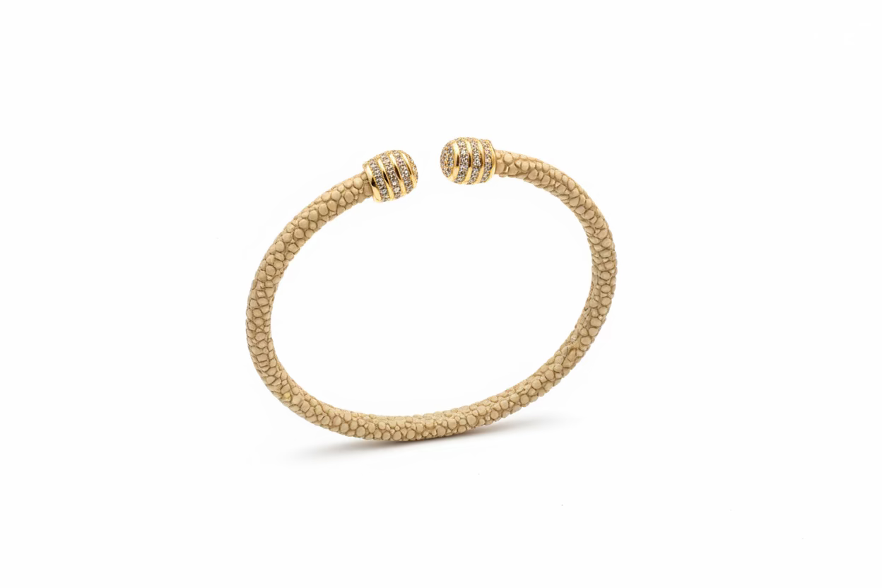 Bracelet Iman - Beige – SHAN SHAN | George Genève